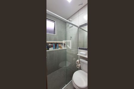 Banheiro da Suíte de apartamento à venda com 2 quartos, 102m² em Vila Curuçá, Santo André