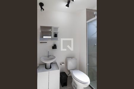 Banheiro da Suíte de apartamento para alugar com 1 quarto, 26m² em Barra Funda, São Paulo