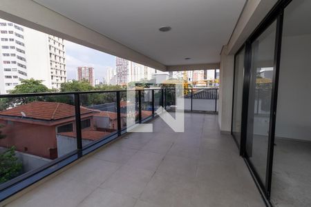 Varanda Gourmet de apartamento à venda com 3 quartos, 151m² em Vila Romana, São Paulo