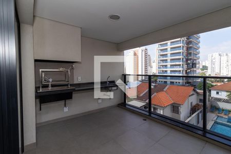 Varanda Gourmet de apartamento à venda com 3 quartos, 151m² em Vila Romana, São Paulo