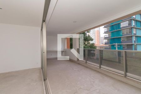 Varanda da Sala de apartamento à venda com 4 quartos, 222m² em Perdizes, São Paulo