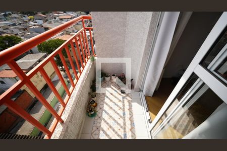 Varanda da Sala de apartamento para alugar com 2 quartos, 52m² em Vila Sao Pedro, Santo André