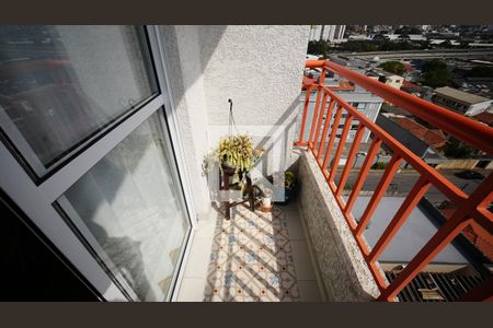 Varanda da Sala de apartamento para alugar com 2 quartos, 52m² em Vila Sao Pedro, Santo André