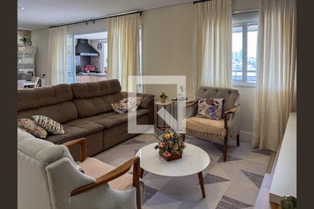 Sala de apartamento para alugar com 3 quartos, 233m² em Jardim, Santo André