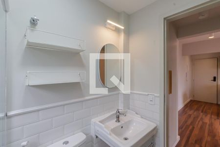 Banheiro de apartamento à venda com 1 quarto, 40m² em Vila Olímpia, São Paulo