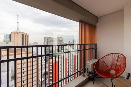Vista/Varanda de kitnet/studio para alugar com 1 quarto, 23m² em Paraíso, São Paulo