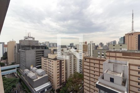 Vista/Varanda de kitnet/studio para alugar com 1 quarto, 23m² em Paraíso, São Paulo