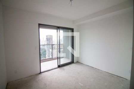 Sala / Quarto - Studio de kitnet/studio à venda com 1 quarto, 24m² em Jardim das Acacias, São Paulo