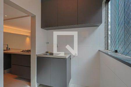 Sala/cozinha de apartamento à venda com 3 quartos, 203m² em Lourdes, Belo Horizonte