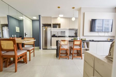 Sala de apartamento para alugar com 1 quarto, 36m² em Liberdade, São Paulo