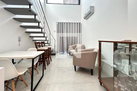 Sala de apartamento para alugar com 1 quarto, 50m² em Lagoa Pequena, Florianópolis