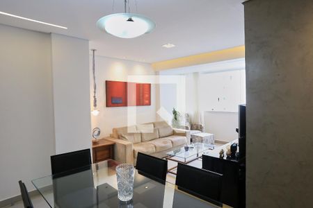 Sala de apartamento à venda com 3 quartos, 100m² em Lourdes, Belo Horizonte
