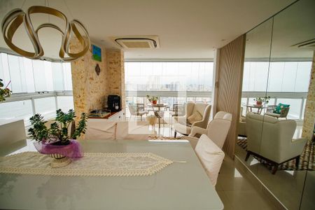 Sala de apartamento para alugar com 4 quartos, 201m² em Canto do Forte, Praia Grande