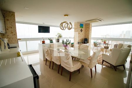 Sala de apartamento para alugar com 4 quartos, 201m² em Canto do Forte, Praia Grande
