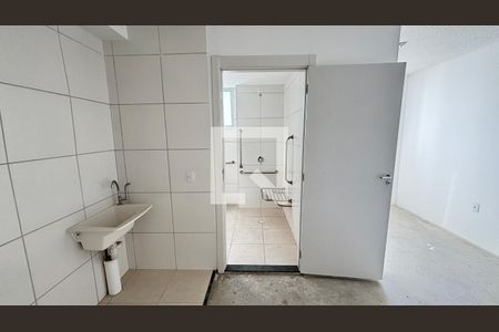Cozinha de apartamento à venda com 1 quarto, 35m² em Santa Maria, Santo André