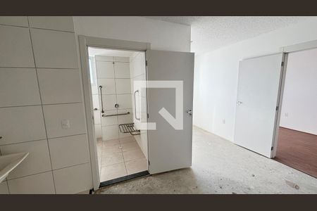 Cozinha de apartamento à venda com 1 quarto, 35m² em Santa Maria, Santo André