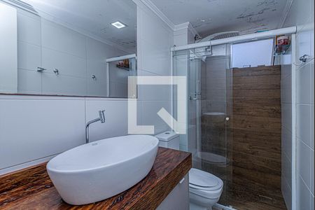 banheiro social_1 de apartamento à venda com 2 quartos, 60m² em Parque Bristol, São Paulo