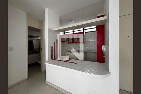 Cozinha de apartamento para alugar com 1 quarto, 42m² em Vila Madalena, São Paulo