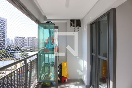 Varanda da Sala de apartamento à venda com 3 quartos, 90m² em Barra Funda, São Paulo