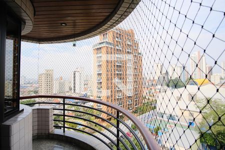 Varanda da Sala de apartamento para alugar com 4 quartos, 113m² em Chácara Santo Antônio (zona Leste), São Paulo