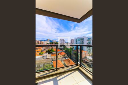 Varanda da Sala de apartamento para alugar com 1 quarto, 49m² em Cachambi, Rio de Janeiro