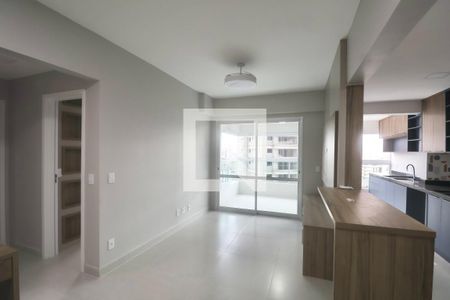 Sala de apartamento para alugar com 2 quartos, 74m² em Vila Alzira, Guarujá