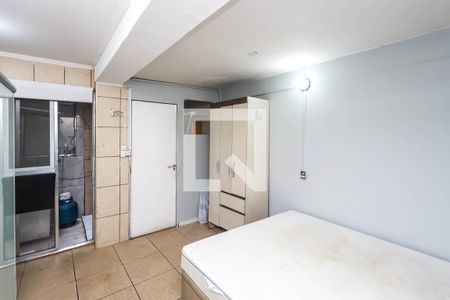 Quarto e cozinha de kitnet/studio para alugar com 1 quarto, 18m² em Cambuci, São Paulo
