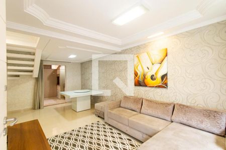 Sala de casa de condomínio para alugar com 3 quartos, 140m² em Hauer, Curitiba