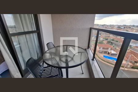 Varanda de kitnet/studio para alugar com 1 quarto, 35m² em Santa Luzia, Ribeirão Preto