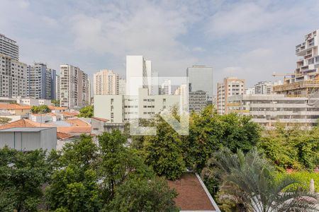 Vista da Varanda de apartamento para alugar com 1 quarto, 40m² em Pinheiros, São Paulo