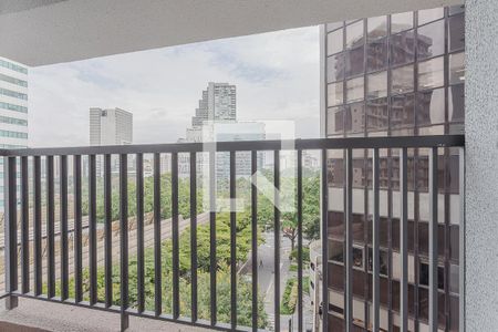Varanda de apartamento à venda com 1 quarto, 27m² em Pinheiros, São Paulo