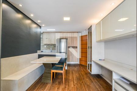 Sala de apartamento para alugar com 2 quartos, 60m² em Campestre, Santo André
