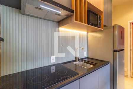 Sala/Cozinha de apartamento para alugar com 1 quarto, 32m² em Pinheiros, São Paulo
