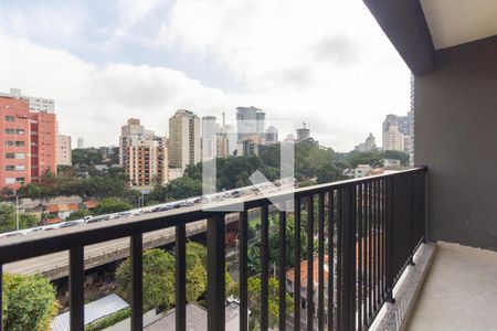 Vista/Varanda de apartamento para alugar com 1 quarto, 32m² em Pinheiros, São Paulo