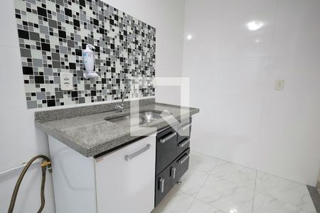 Cozinha de apartamento para alugar com 2 quartos, 49m² em Parque Sao Vicente, Santo André