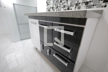 Cozinha de apartamento para alugar com 2 quartos, 49m² em Parque Sao Vicente, Santo André