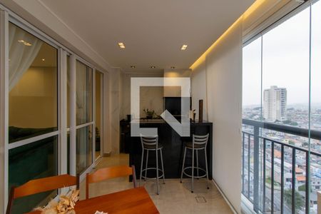 Varanda Gourmet de apartamento à venda com 3 quartos, 106m² em Jardim Flor da Montanha, Guarulhos