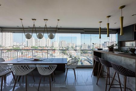 Varanda da Sala de apartamento à venda com 3 quartos, 102m² em Quarta Parada, São Paulo