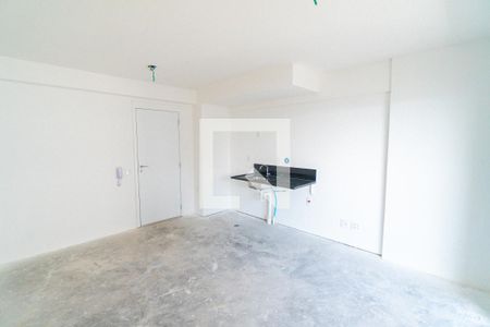 Sala/Cozinha de apartamento para alugar com 1 quarto, 47m² em Vila Clementino, São Paulo
