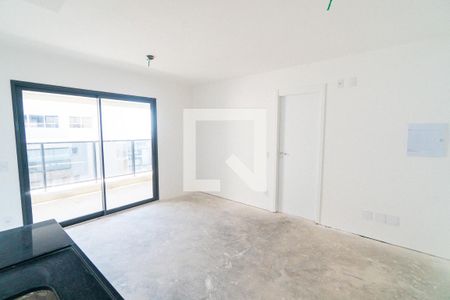 Sala/Cozinha de apartamento para alugar com 1 quarto, 47m² em Vila Clementino, São Paulo