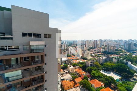 Vista da Sacada da Sala/Suite de apartamento para alugar com 1 quarto, 47m² em Vila Clementino, São Paulo