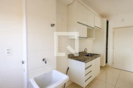 Cozinha e Área de Serviço de apartamento para alugar com 2 quartos, 52m² em Parque São Lourenço, Indaiatuba