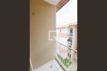 Varanda da Sala de apartamento para alugar com 2 quartos, 48m² em Campos Elíseos, Taubaté