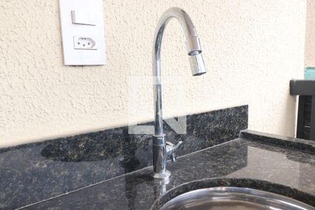 Varanda gourmet de apartamento à venda com 2 quartos, 58m² em Vila Valparaíso, Santo André