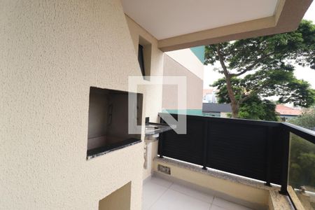 Varanda gourmet de apartamento à venda com 2 quartos, 58m² em Vila Valparaíso, Santo André