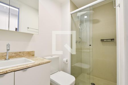 Banheiro de apartamento para alugar com 1 quarto, 25m² em Vila Mariana, São Paulo