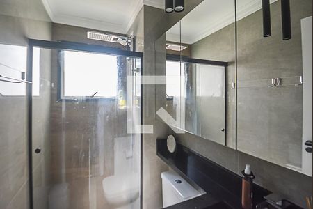 Banheiro da Suíte de apartamento para alugar com 3 quartos, 78m² em Planalto, São Bernardo do Campo