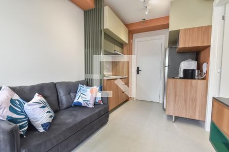 Sala de apartamento à venda com 1 quarto, 31m² em Vila Mariana, São Paulo