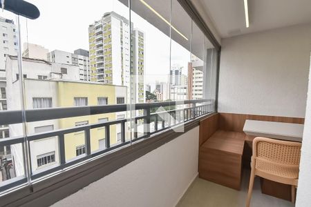 Varanda de apartamento à venda com 1 quarto, 31m² em Vila Mariana, São Paulo