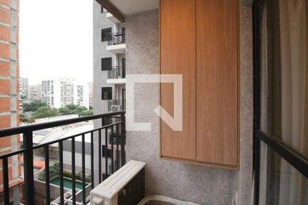 Varanda de apartamento para alugar com 1 quarto, 27m² em Moema, São Paulo